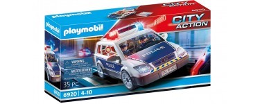 Amazon: Playmobil Voiture de Policiers avec Gyrophare et Sirène - 6920 à 26,48€