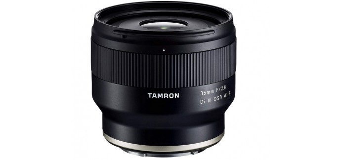 Amazon:  Objectif TAMRON 35mm F/2,8 Di III OSD M1:2 - Monture Sony FE à 199€