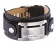 Amazon: Bracelet Fossil Homme manchette en cuir noir - JF84816040 à 32€