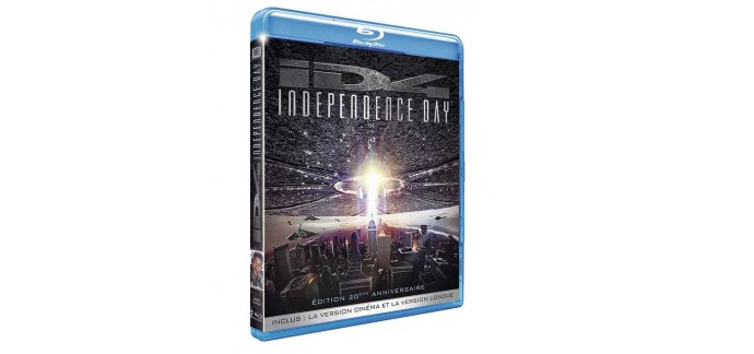Amazon: Independence Day - Édition 20ème Anniversaire en Blu-Ray à 13,90€