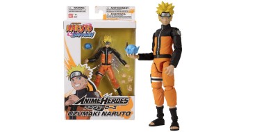Amazon: Figurine Bandai Anime Heroes Naruto Uzumaki à 16,28€