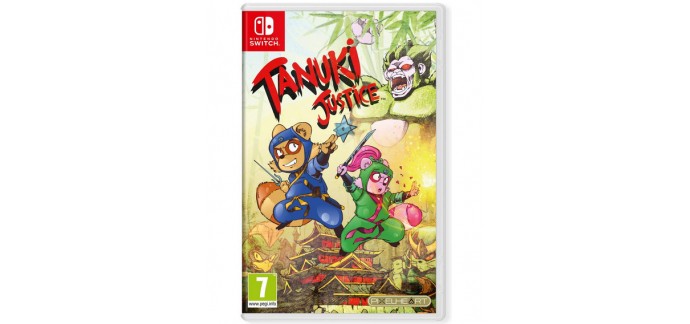 Amazon: Jeu Tanuki Justice pour Nintendo Switch à 29,99€