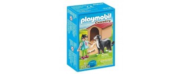 Amazon: Playmobil Enfant avec Chien - 70136 à 6,39€