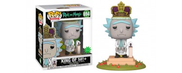 Amazon: Figurine Funko Pop Rick & Morty - King of $#!+ w/ Sound  à 22,78€