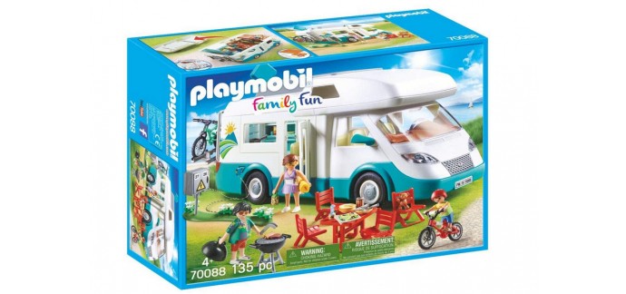Amazon: Playmobil Famille et Camping-Car - 70088 à 29,82€