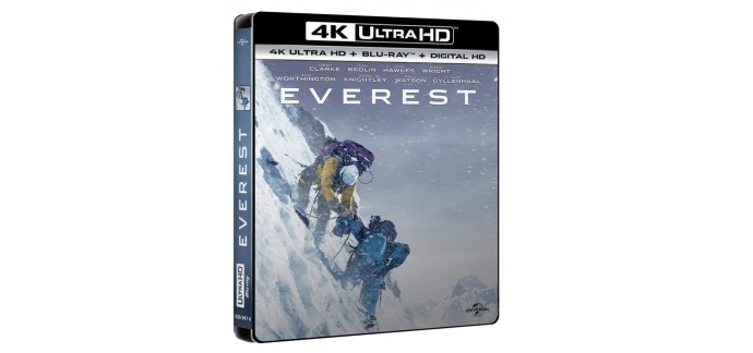 Amazon: Everest en 4K Ultra HD + Blu-Ray + Digital Ultraviolet à 10€