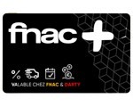 Fnac: Adhésion à la Carte Fnac+ à 7,99€ ou au lieu de 14,99€