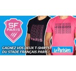 Le Parisien: 12 lots de 2 t-shirts du Stade Français Paris à gagner