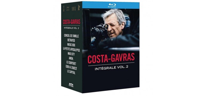 Amazon: Blu-Ray Costa-Gavras Intégrale vol. 2/1986-2012 à 52,90€