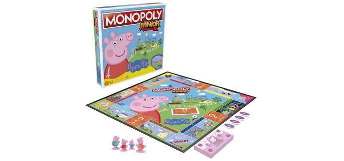 Amazon: Jeu de société Monopoly Junior Peppa Pig à 15,48€