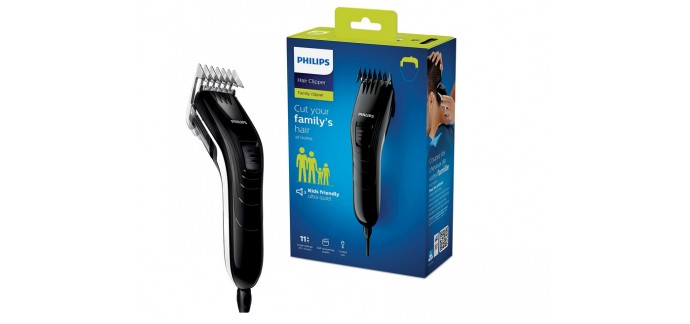 Amazon: Tondeuse à Cheveux Philips QC5115/15 avec 11 Réglages de Longueur à 17,99€