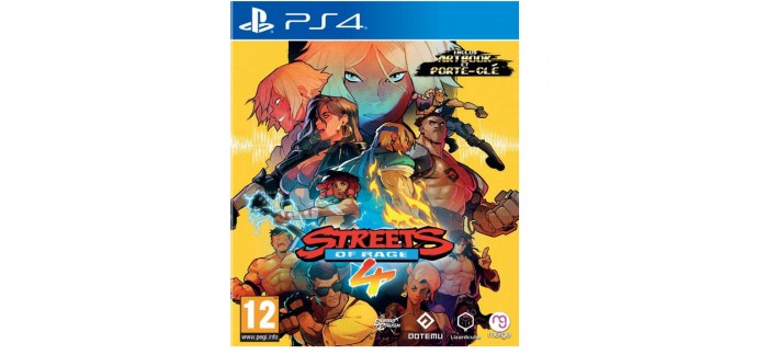 Amazon: Streets of Rage 4 sur PS4 à 24,99€
