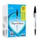 Amazon: Lot de 50 stylos à bille Paper Mate 045 - Pointe fine (0,7 mm), Encre noire à 5,99€