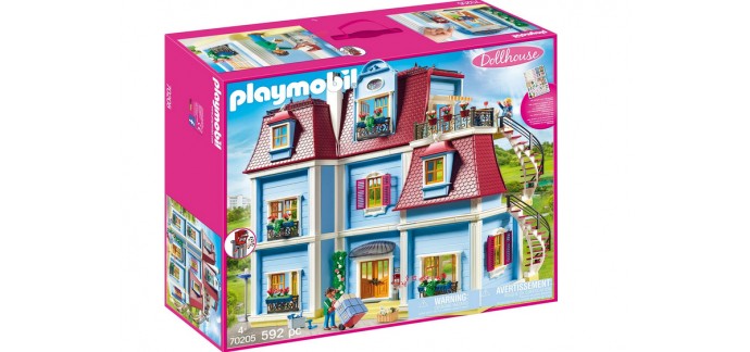 Amazon:  Playmobil Grande Maison Moderne - 70205 à 108,92€