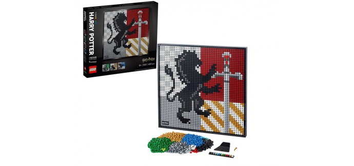 Amazon: LEGO Art Harry Potter Les blasons de Poudlard - 31201 à 80,01€
