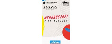 Le Parisien: 1 lot de 2 pass pour le Festival Chorus le 11 juillet dans les Hauts-de-Seine à gagner
