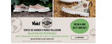 Voici: 6 paires de chaussures Palladium à gagner