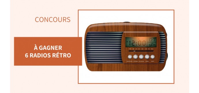 Notre Temps: 6 radios rétro à gagner