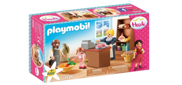 Amazon: Playmobil Epicerie de la Famille Keller - 70257 à 11,99€
