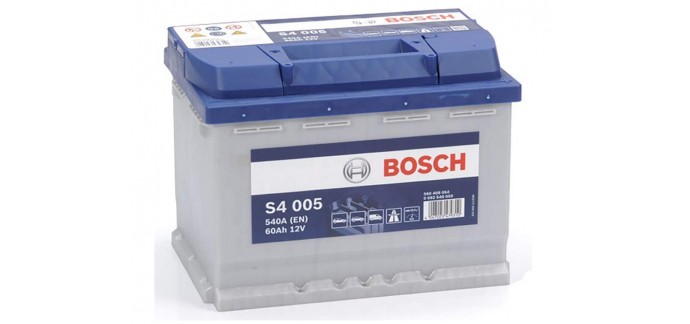 Amazon: Batterie de Voiture Bosch S4005 60A/h-540A à 81,41€