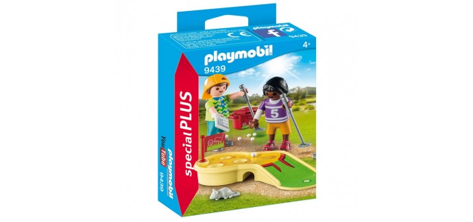 Amazon:  Playmobil Enfants et Minigolf - 9439 à 3,99€