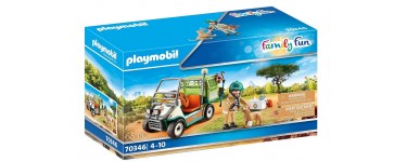 Amazon:  Playmobil Vétérinaire et véhicule Tout Terrain - 70346 à 14,99€