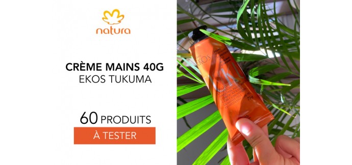 Mon Vanity Idéal: 60 crèmes mains Ekos Tukumã de Natura à tester