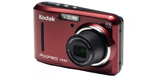 Amazon: Appareil Photo Numérique Kodak Pixpro FZ43 à 54,90€