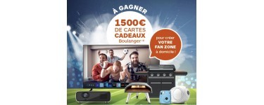 Boulanger: 1500€ de cartes cadeaux Boulanger à gagner