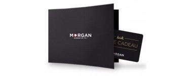 Morgan: 5 cartes cadeaux Morgan de 100€ à gagner