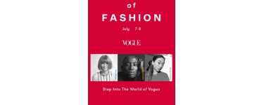 Vogue: Des invitations pour assister en streaming à l'événement "Vogue Forces of Fashion" à gagner