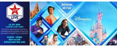 Virgin Radio: Des lots d'entrées pour Disneyland Paris + invitations à gagner
