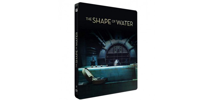 Amazon: Blu-Ray La Forme de l'eau en Édition Limitée boîtier SteelBook à 11,09€