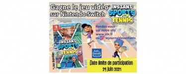 JDE: 5 jeux vidéos sur Nintendo Switch "Instant Sports Tennis" à gagner