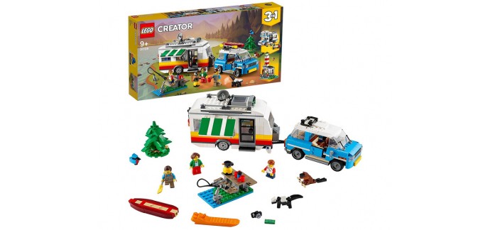 Amazon: LEGO Creator Les Vacances en Caravane en Famille - 31108 à 47,99€