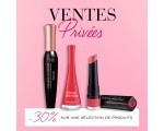 Bourjois: 30% de réduction sur une sélection de produits pendant les ventes privées