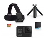 Amazon: Pack GoPro HERO8 Black (Shorty + bandeau + batterie de rechange + carte mémoire de 32Go) à 279€