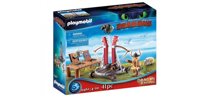 Amazon: Playmobil Gueulfor avec Baliste Lance-Mouton - 9461 à 20,99€