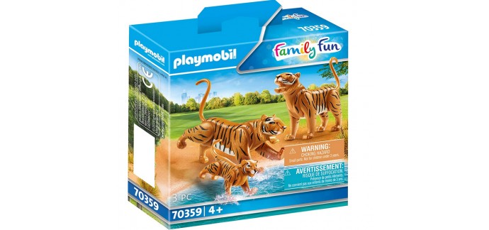 Amazon: Playmobil Couple de Tigres avec bébé - 70359 à 7,06€