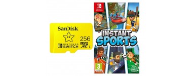 Amazon: Jeu Instant Sports pour Switch + SanDisk Carte Nintendo Switch 256Go à 62,47€