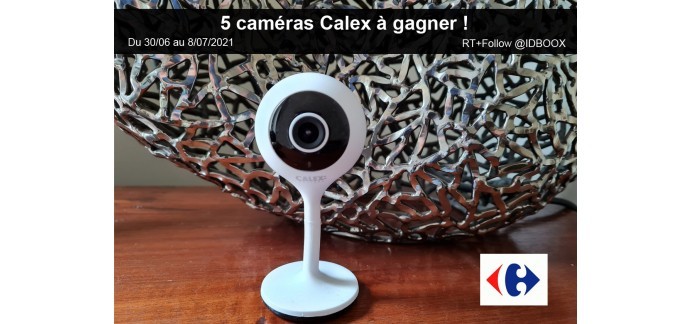 IDBOOX: 5 caméras Smart Home Calex à gagner