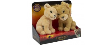 Amazon: Peluches Le Roi Lion Simba & Nala Câlins à 9,99€