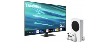 Cdiscount: Pack TV SAMSUNG Q80A QLED 4K-UHD 65'' (163cm) + Console Xbox Series S à 1299,99€ (dont 200€ via ODR)