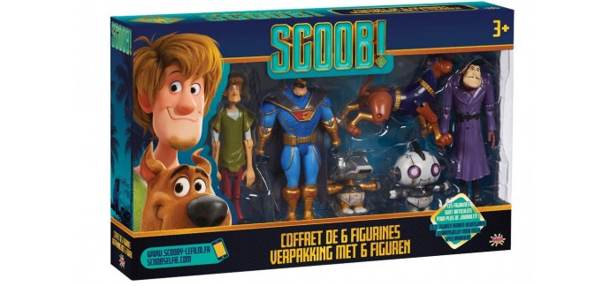 Amazon: Pack 6 figurines Splash Toys Scooby Doo à 15,84€