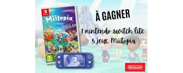 Wapiti Magazine: 1 console de jeux Nintendo Switch Lite, des jeux vidéo Switch "Miitopia" à gagner