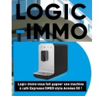 Logic Immo: 1 machine à café expresso année 50 SMEG à gagner