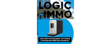Logic Immo: 1 machine à café expresso année 50 SMEG à gagner