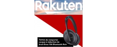 Rakuten: 1 casque à réduction de bruit Bose à gagner