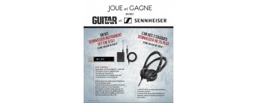 Guitar Part : Kit de prise de son Sennheiser, casques audio Sennheiser à gagner