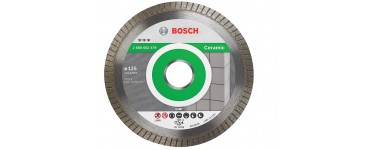 Amazon: Disque diamanté Bosch Best for Ceramic Extra-Clean Turbo à 16,99€